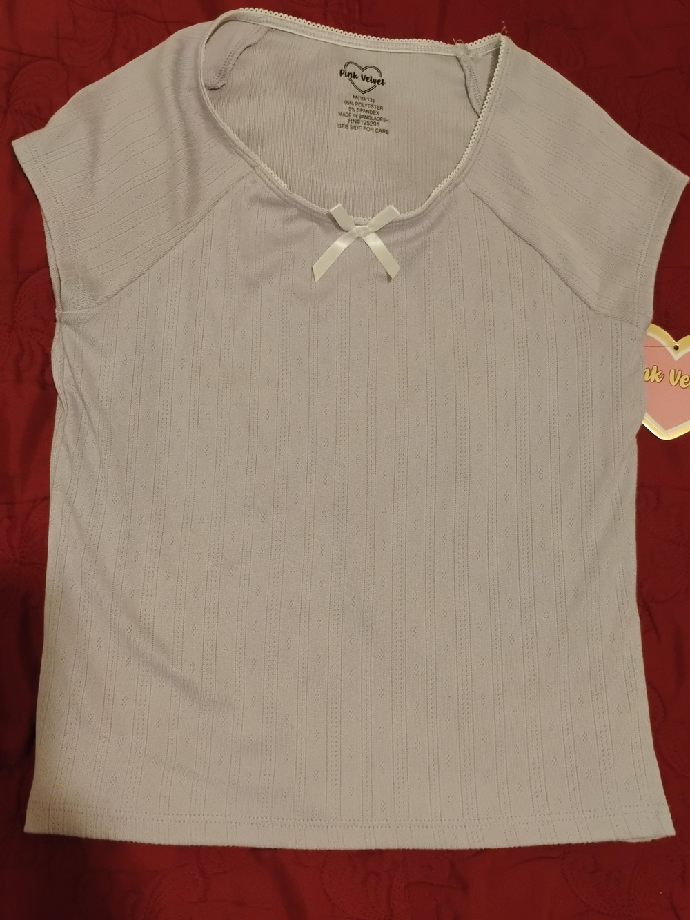 Velvet Women's Lila Short Sleeve Ribbed Knit Top